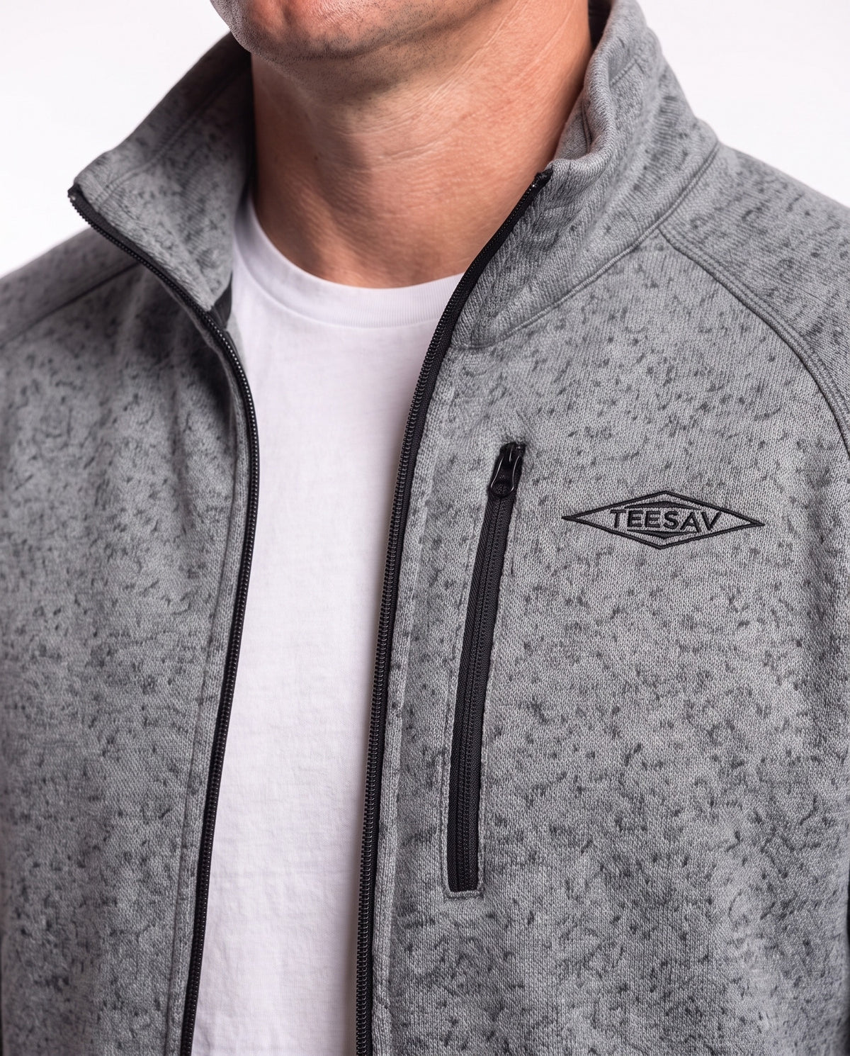 Men's Fleece Jacket – Grey