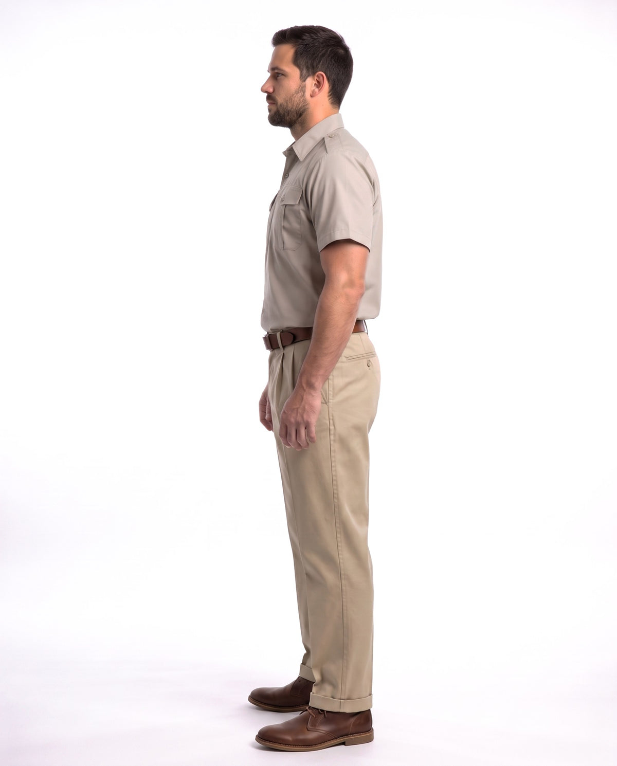Bush Chino Trousers – Pleated Front