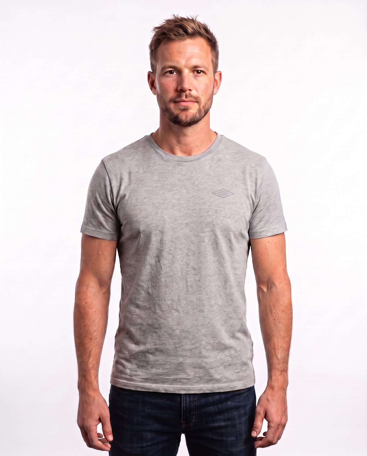 Men's Basic Tee – Grey Melange