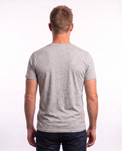 Men's Basic Tee – Grey Melange