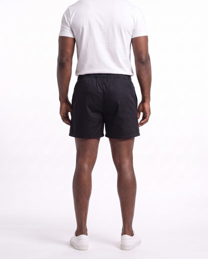 Men's Brushed Cotton Boxer – Black