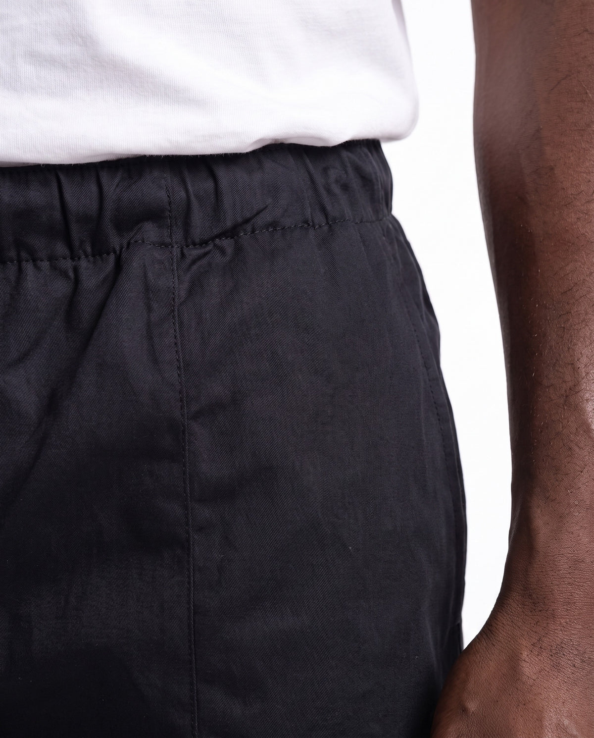 Men's Brushed Cotton Boxer – Black