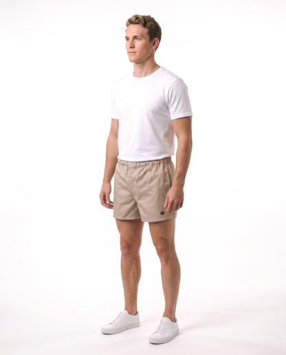 Men's Brushed Cotton Boxer – Khaki