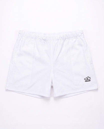Men's Brushed Cotton Boxer White – product shot