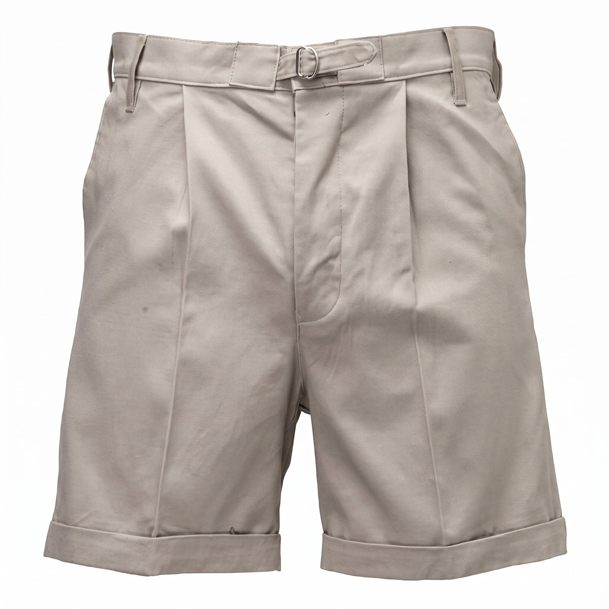 1005 Bush Shorts – Button Fly, Single Pleat