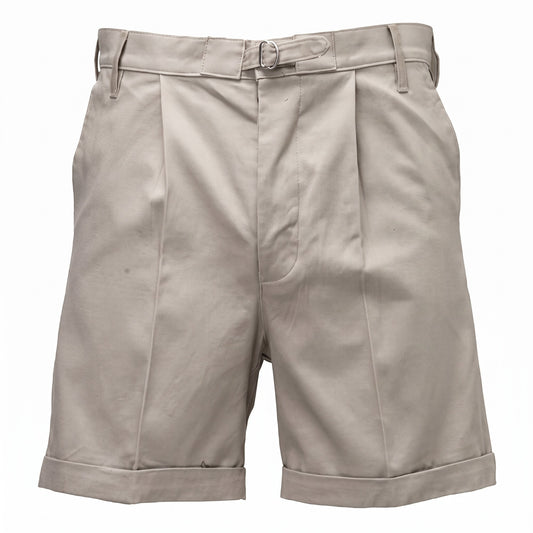 1005 Bush Shorts – Button Fly, Single Pleat