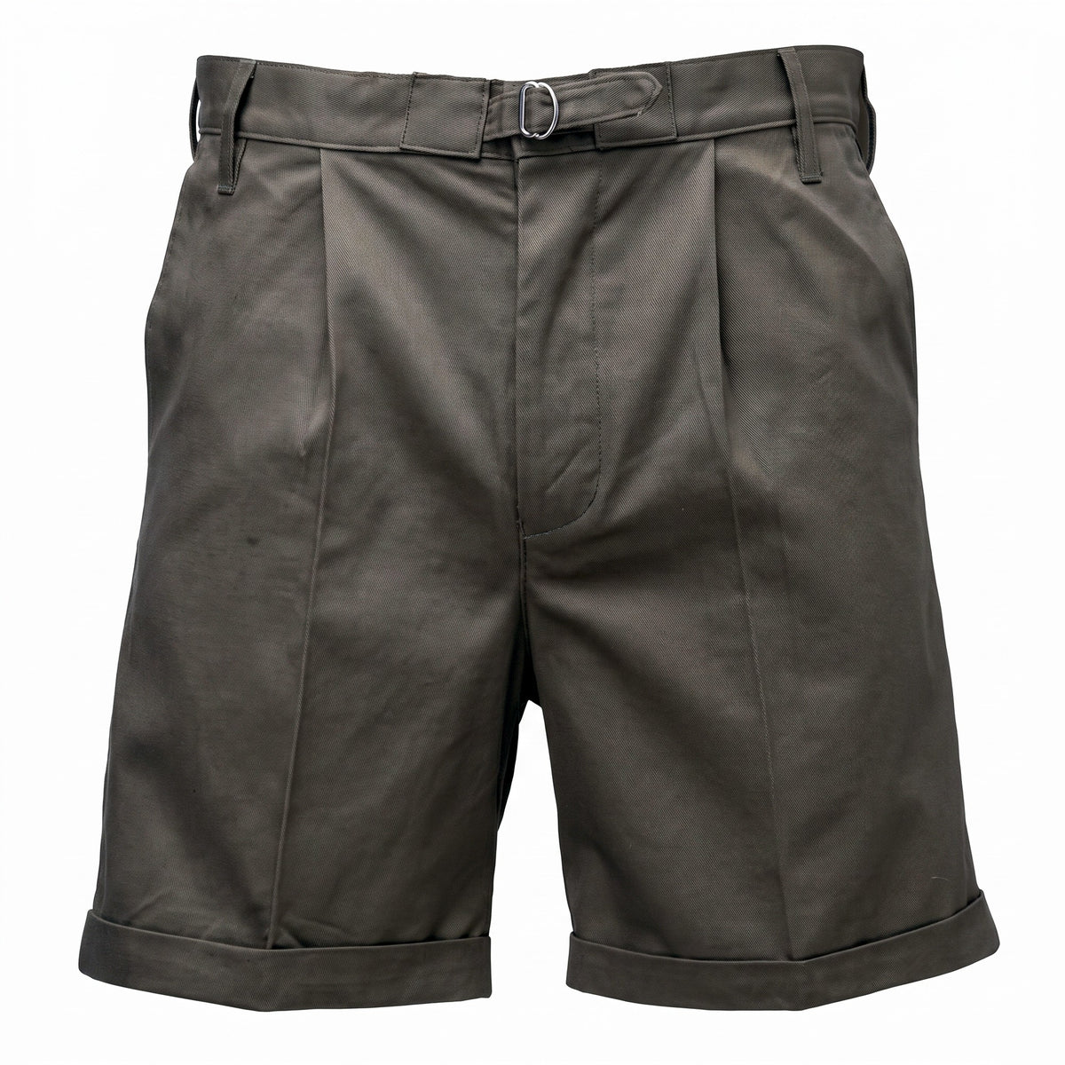 1005 Bush Shorts – Button Fly, Single Pleat