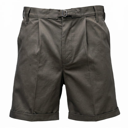 1005 Bush Shorts – Button Fly, Single Pleat