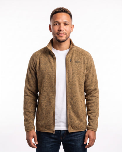 Men's Fleece Jacket – Brown