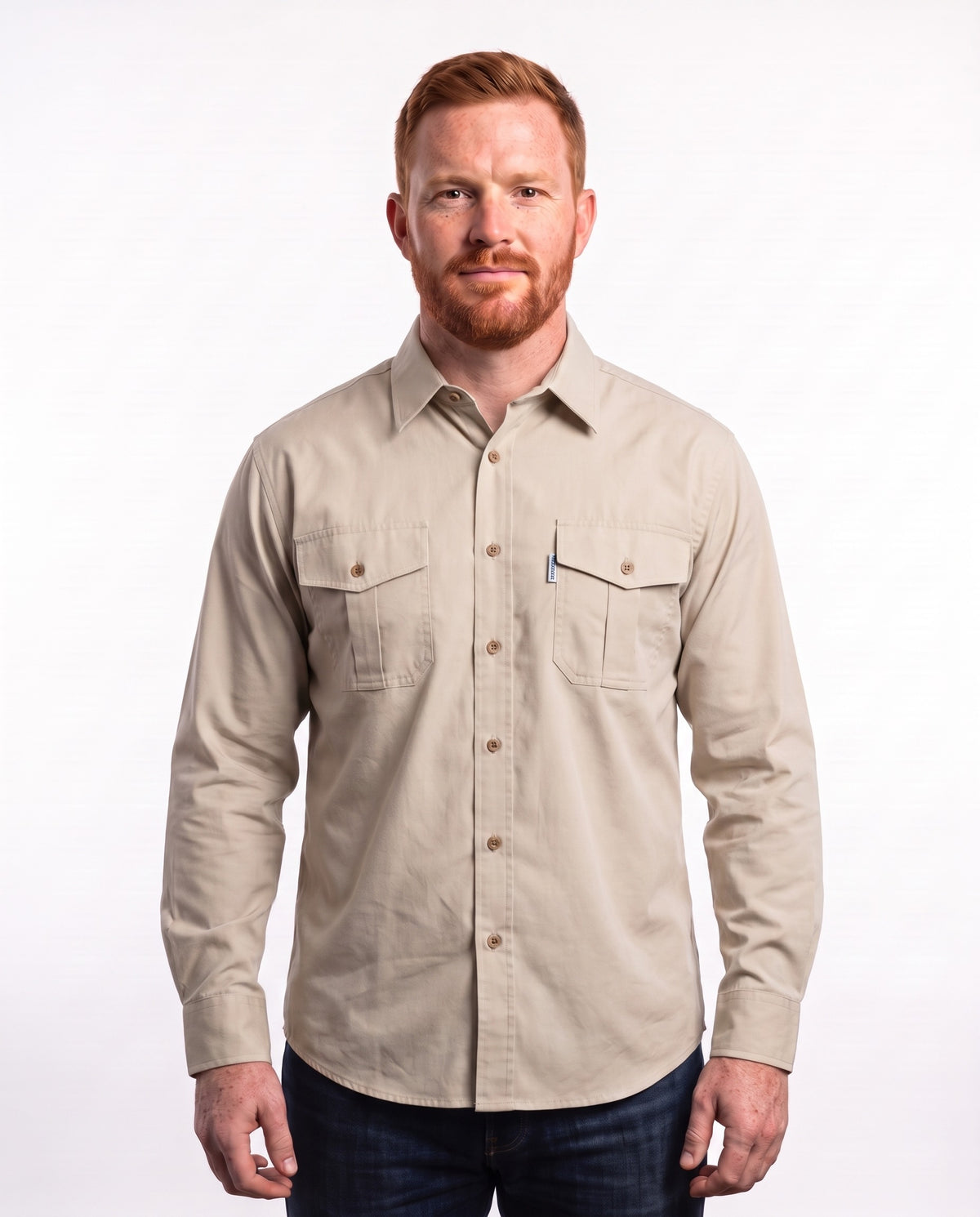 Men's Formal Shirt – Stone