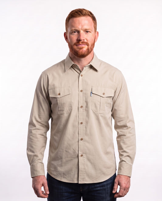 Men's Formal Shirt – Stone