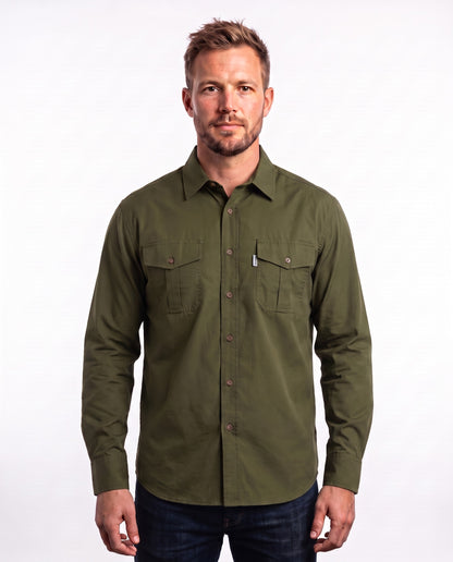 Men's Formal Shirt – Olive