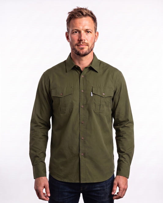 Men's Formal Shirt – Olive