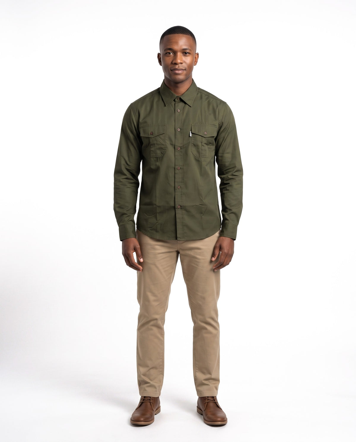 Men's Formal Shirt – Olive