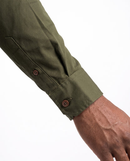 Men's Formal Shirt – Olive