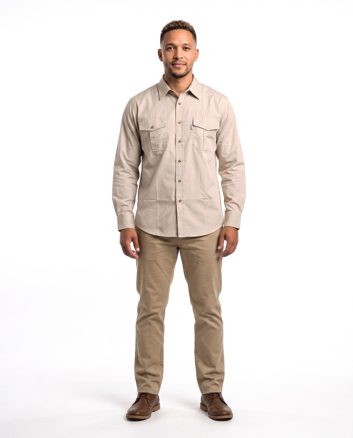 Men's Formal Shirt – Stone