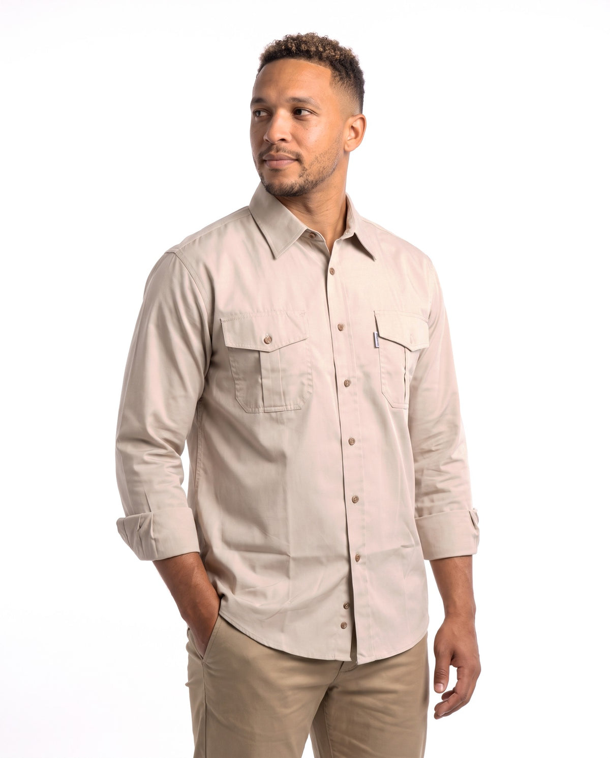 Men's Formal Shirt – Stone