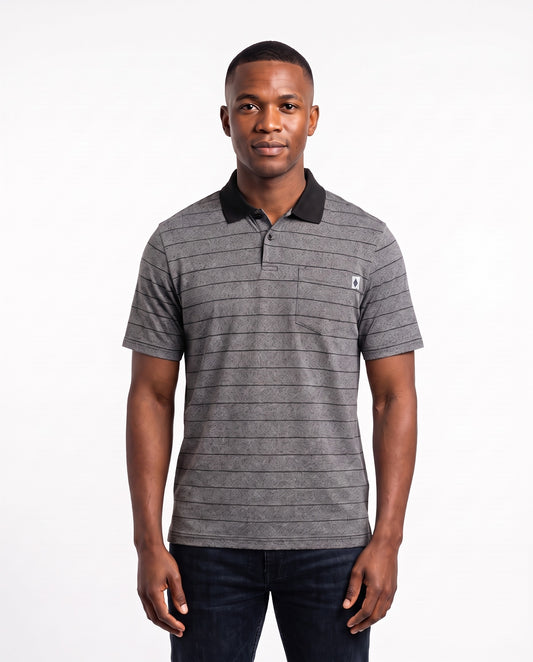 Men's Golfer – Charcoal & Burgundy