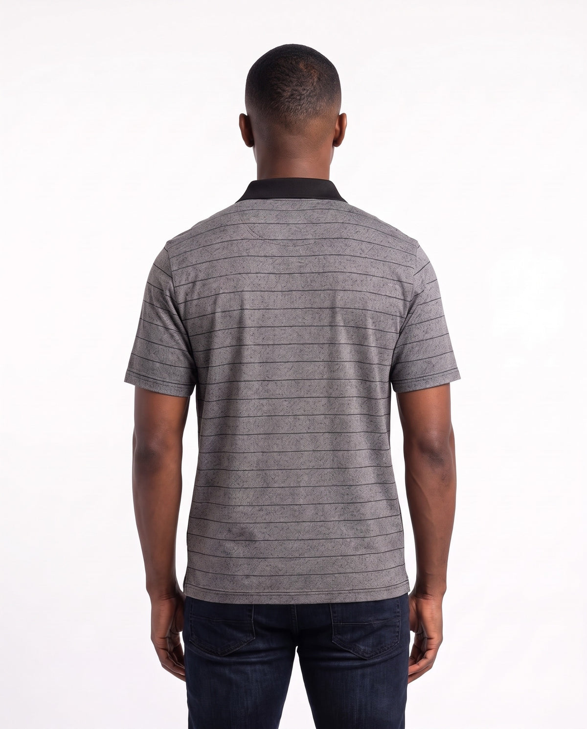 Men's Golfer – Charcoal & Burgundy