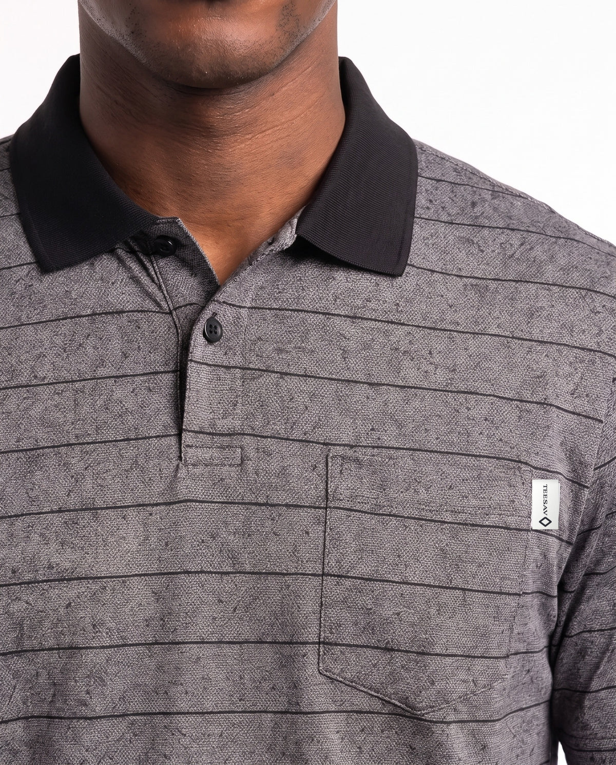 Men's Golfer – Charcoal & Burgundy