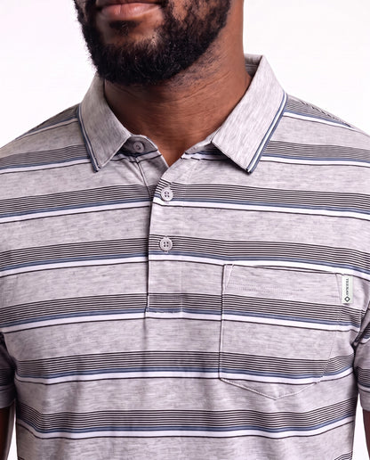 Men's Golfer – Grey Melange
