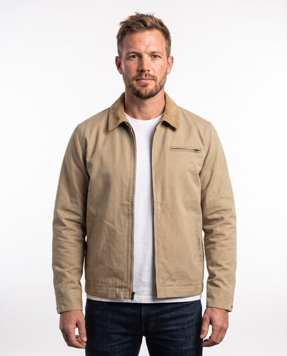 Men's Harrington Jacket – Stone
