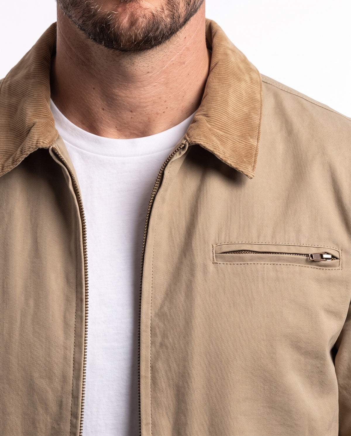 Men's Harrington Jacket – Stone