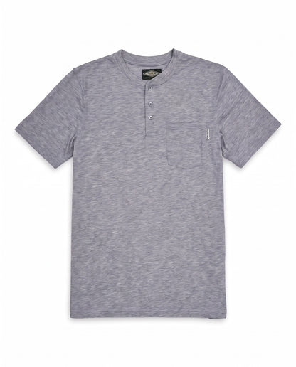 Men's Henley Tee – Grey
