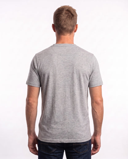 Men's Henley Tee – Grey