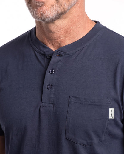 Men's Henley Tee – Navy