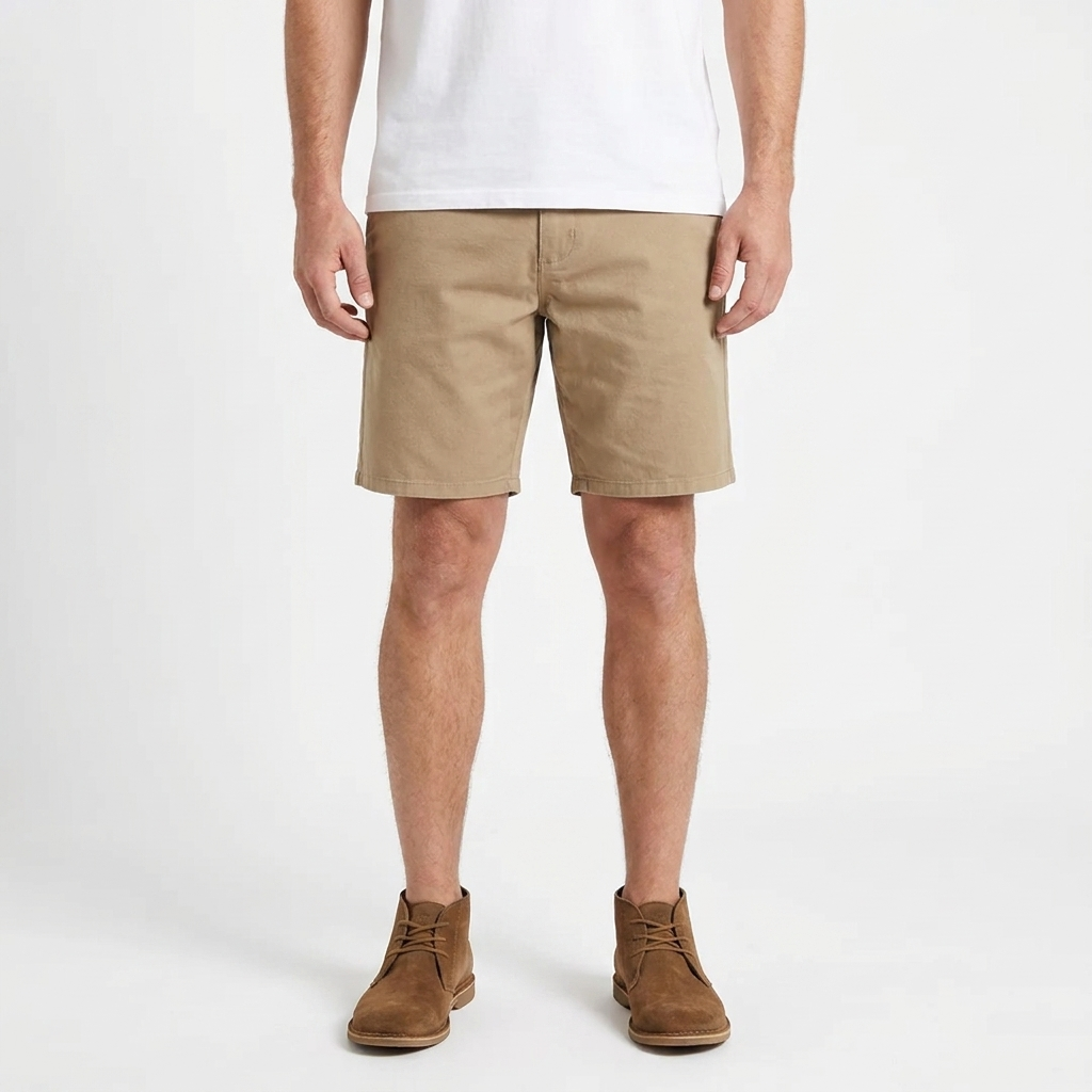 Flat Front Chino Short