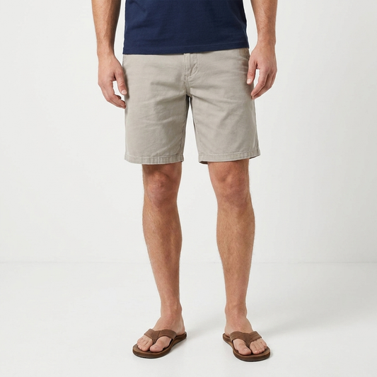 Flat Front Chino Short