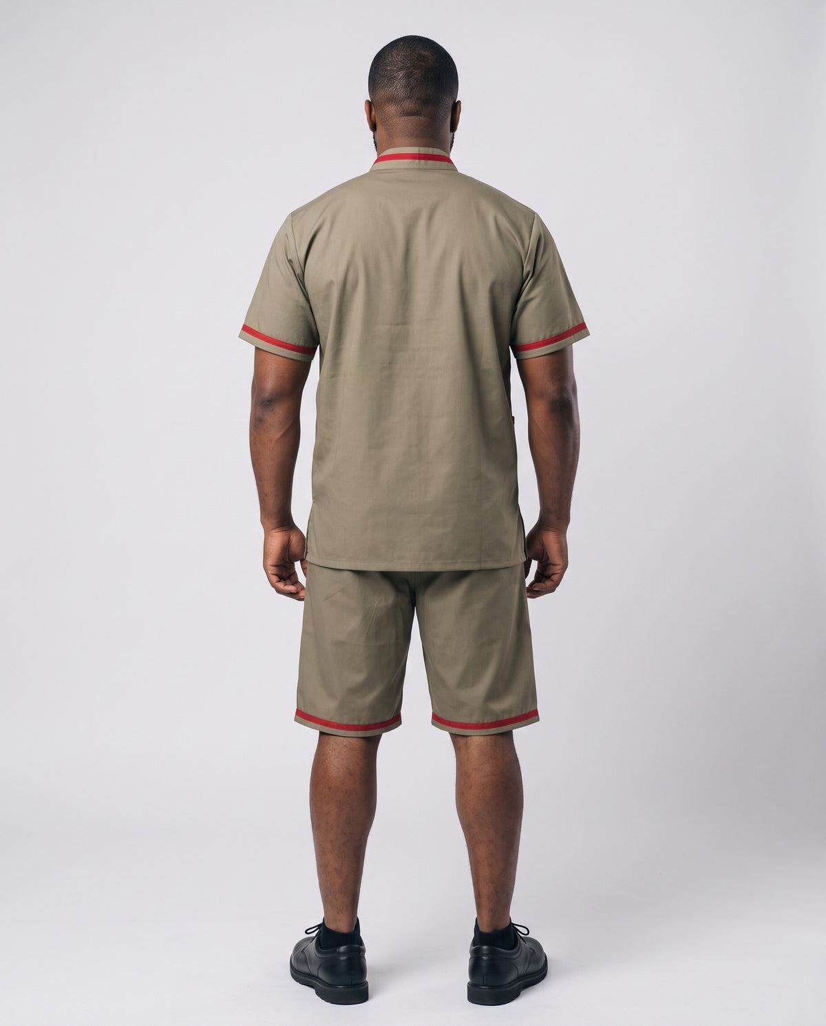 Kitchen Suit – Khaki & White