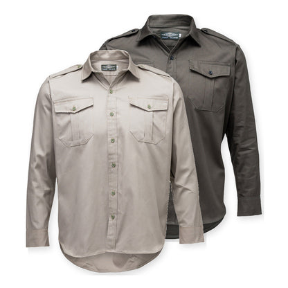 Bush Shirt – Long Sleeve, Full Button