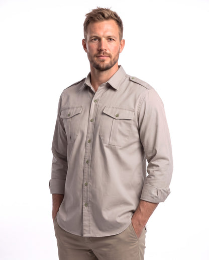 Bush Shirt – Long Sleeve, Full Button