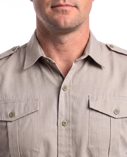 Bush Shirt – Long Sleeve, Full Button