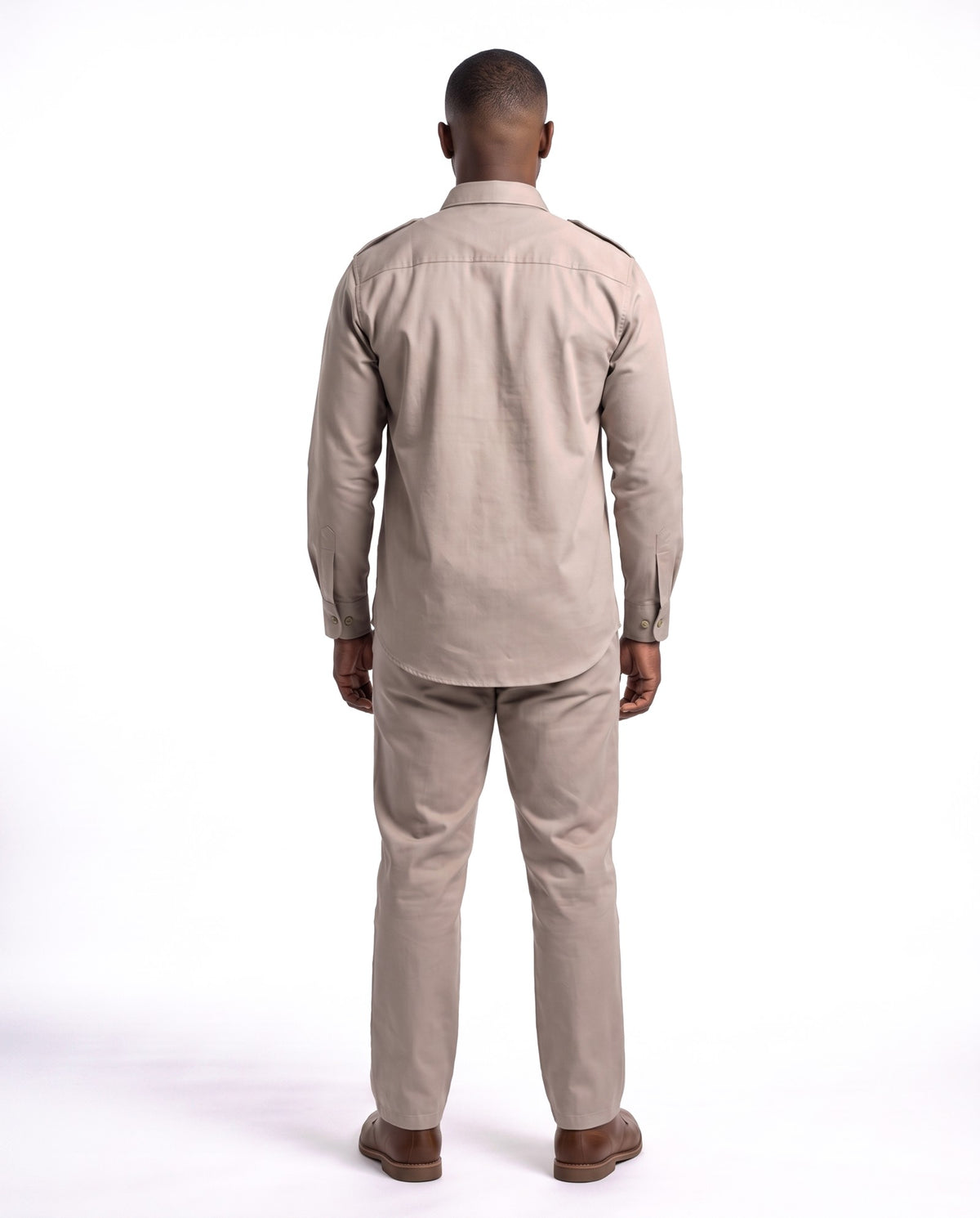 Bush Shirt – Long Sleeve, Half Button