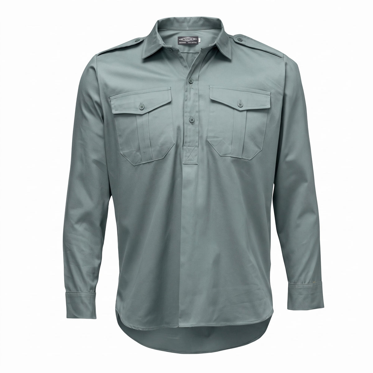 Bush Shirt – Long Sleeve, Half Button