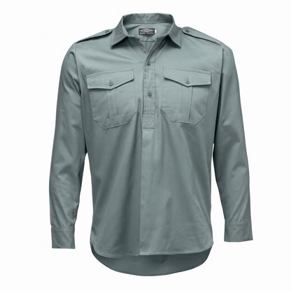 Bush Shirt – Long Sleeve, Half Button