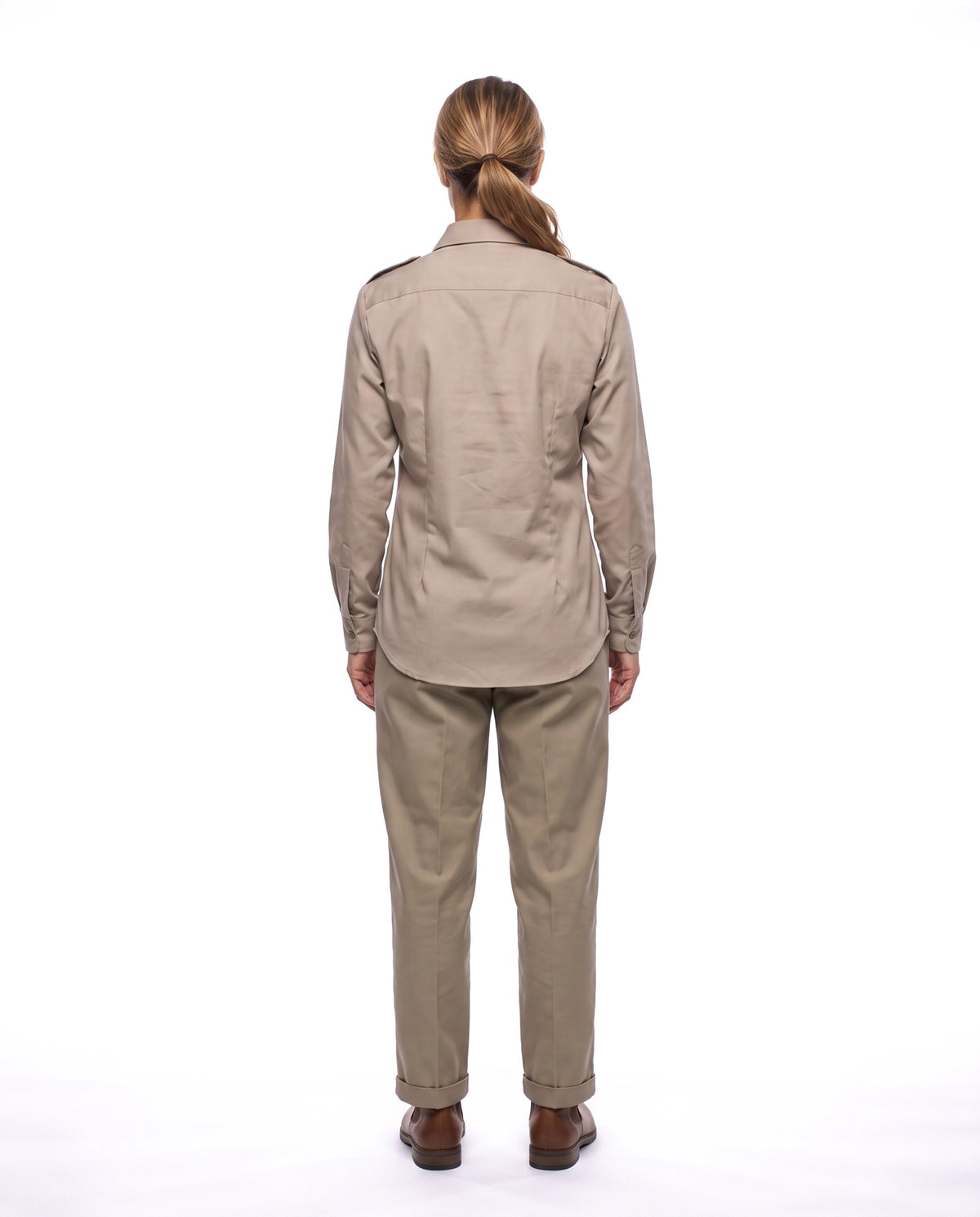 Ladies Bush Shirt – Long Sleeve, Full Button