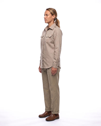Ladies Bush Shirt – Long Sleeve, Full Button