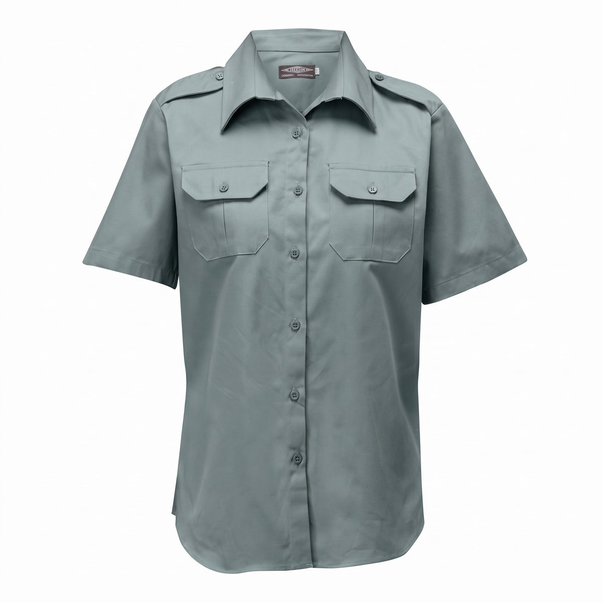 Ladies Bush Shirt – Short Sleeve, Full Button