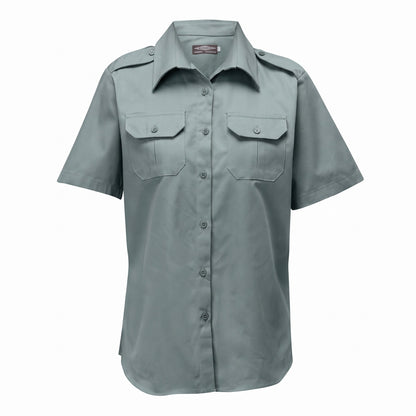 Ladies Bush Shirt – Short Sleeve, Full Button