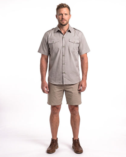 Bush Shirt – Short Sleeve, Full Button