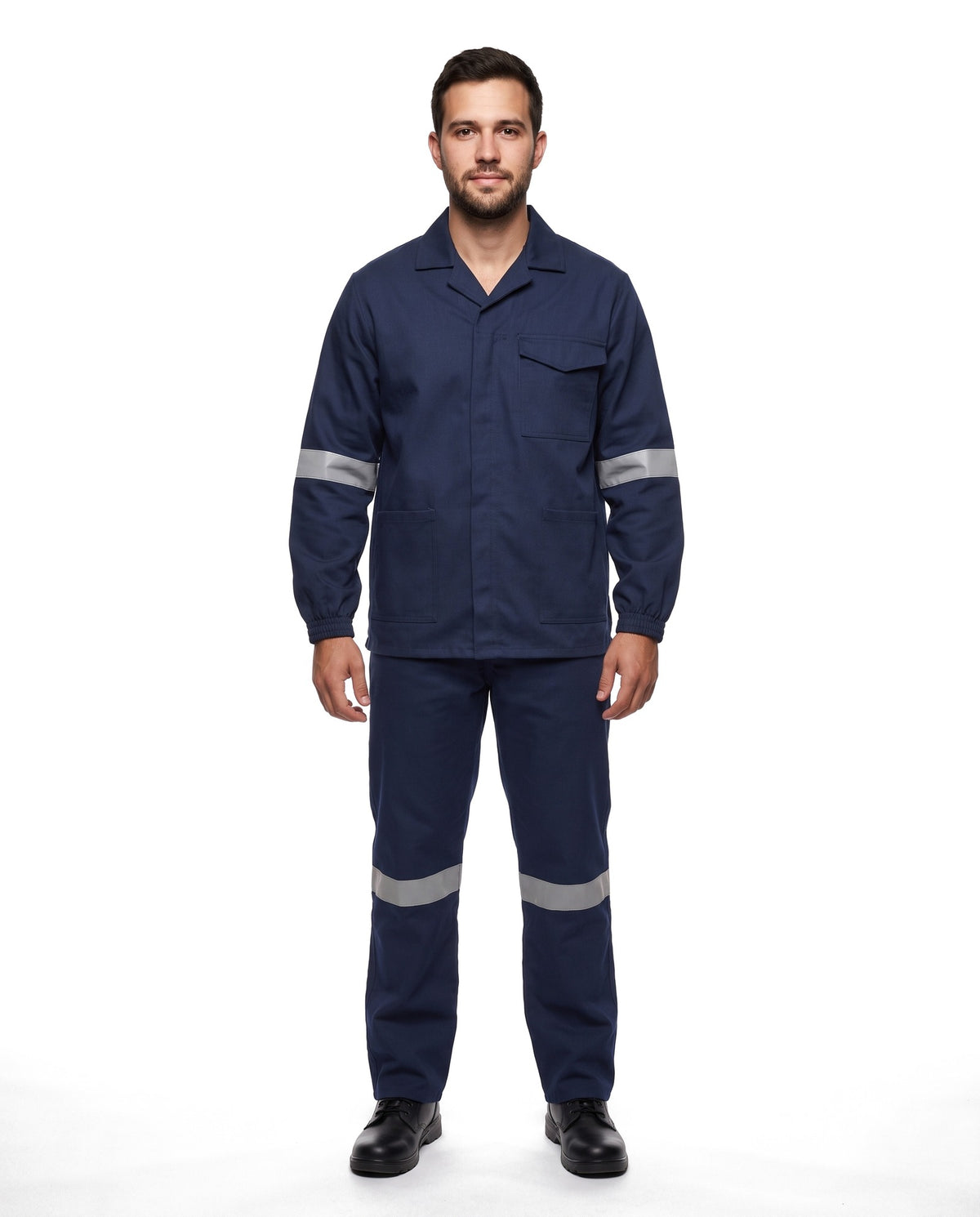 Acid & Flame Retardant Suit – front on model