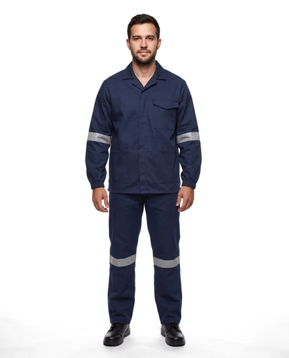 Acid & Flame Retardant Suit – front on model