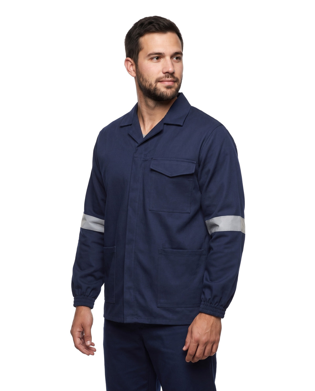 Acid & Flame Retardant Suit – three-quarter on model
