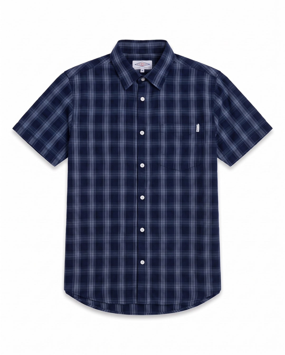 Men's Check Shirt – Navy Check