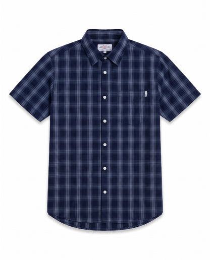 Men's Check Shirt – Navy Check