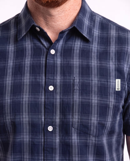 Men's Check Shirt – Navy Check
